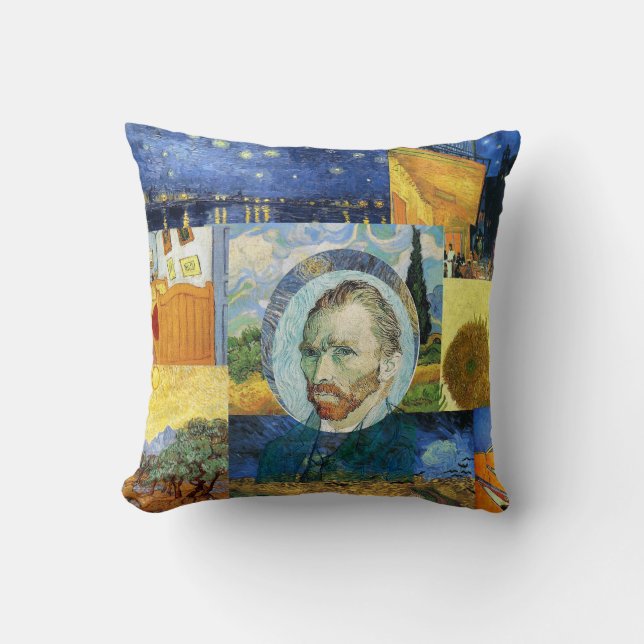 Van Gogh Dream Paintings Art Pillow Kussen (Voorkant)