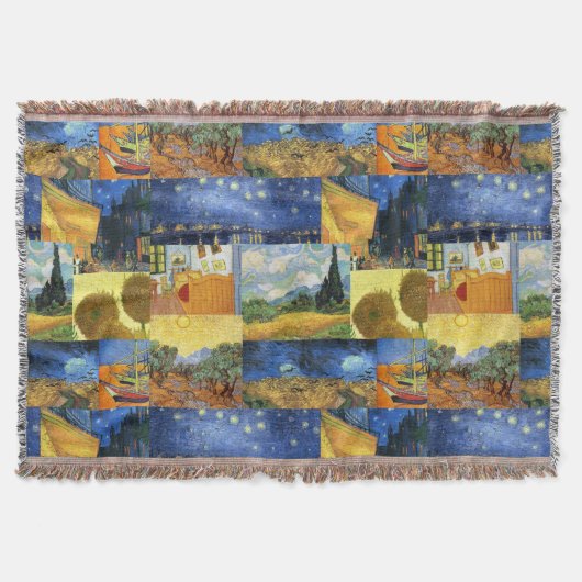 Van Gogh Dream Paintings Art Throw Blanket Deken (Voorkant)