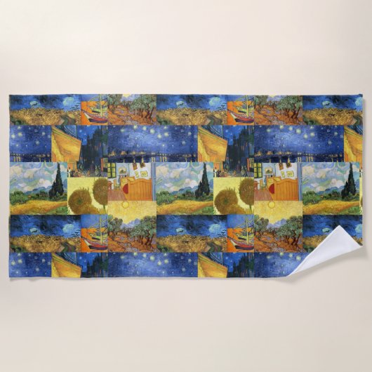 Van Gogh Droom Schilderijen Kunst Strand Handdoek (Voorkant)
