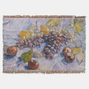 Van Gogh Druiven en Appels Stilleven Kunstprint Deken