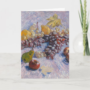 Van Gogh Druiven en appels Stilleven Kunstprint Kaart