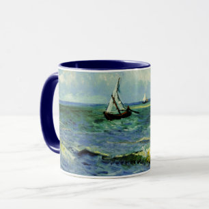 Van Gogh - Een vissersboot op zee Mok