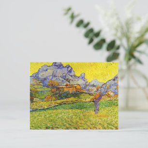 Van Gogh - Een weide in de berg Feestdagenkaart
