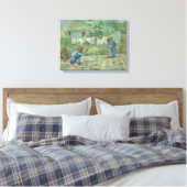 Van Gogh  eerste stappen na Millet Canvas Afdruk (Insitu (Slaapkamer))