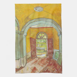 Van Gogh Entrance Hall of Saint Paul Hospital Theedoek