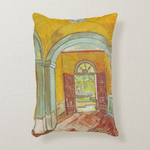 Van Gogh Entreehal van het Saint Paul Ziekenhuis Accent Kussen