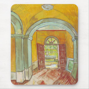 Van Gogh Entreehal van het Saint Paul Ziekenhuis Muismat