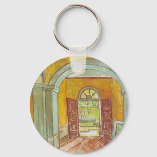 Van Gogh Entreehal van het Saint Paul Ziekenhuis Sleutelhanger