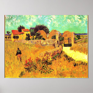 Van Gogh - Farmhouse in Provence Poster