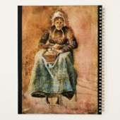 Van Gogh - Femme Grinçant Café (Dos)