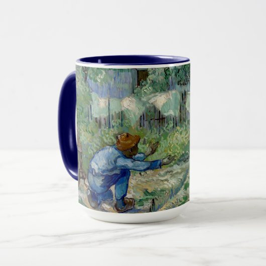 Van Gogh "First Steps" Painting Mug Mok (Voorkant links)