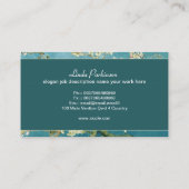 Van Gogh fleurs de printemps cartes de visite pers (Dos)