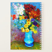 Van Gogh Flowers dans un Vase Bleu (Dos)