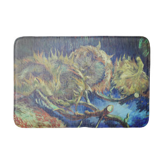 Van Gogh Four Withered Sunflowers Badmat