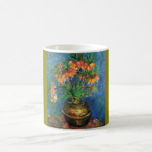 Van Gogh Fritillaries in een kopervaas Koffiemok