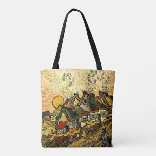 Van Gogh - Gedekte kramen in de zon Tote Bag