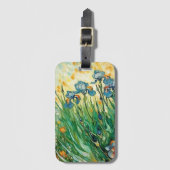 Van Gogh Geïnspireerd Bagagelabel van wilde bloeme (Voorkant (verticaal))