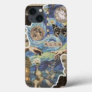 Van Gogh geïnspireerd: New York City sterrenhemel iPhone 13 Hoesje