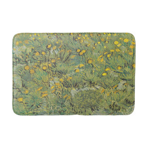 Van Gogh Gele Weide - Klassieke Bloemschilderkunst Badmat