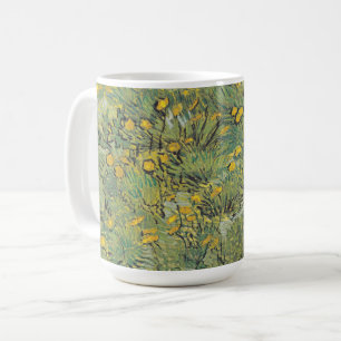 Van Gogh Gele Weide - Klassieke Bloemschilderkunst Koffiemok