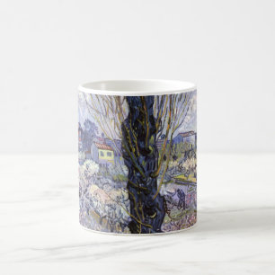 Van Gogh Gezicht op Arles Bloeiende boomgaarden Ku Koffiemok