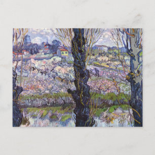 Van Gogh Gezicht op Arles Bloeiende Tuin Briefkaart