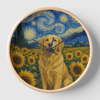Van Gogh Golden Retriever hond