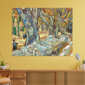 Van Gogh grote bomen schilderen Canvas Afdruk (Insitu (Woonkamer))