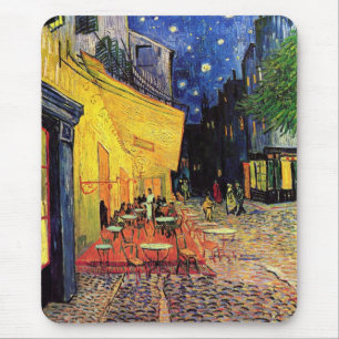 Van Gogh het Fijne Art. Cafe van het Terras (F467) Muismat
