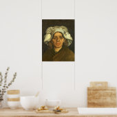 Van Gogh - hoofd van een vrouw Poster (Keuken)