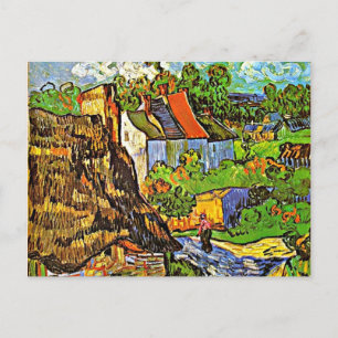 Van Gogh - Huizen in Auvers - 2 Briefkaart