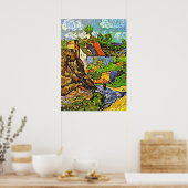Van Gogh - Huizen in Auvers Poster (Keuken)