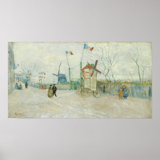 Van Gogh - Impasse Des Deux Frères Poster (Voorkant)