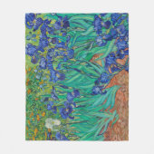 Van Gogh Iopen. Blauwe florale  impressionisme Fleece Deken (Voorkant)