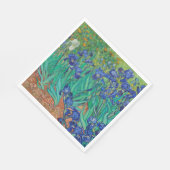 Van Gogh Iopen. Blauwe florale  impressionisme Servet (Hoek)