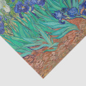 Van Gogh Iopen. Blauwe florale impressionisme Tissuepapier (Detail)