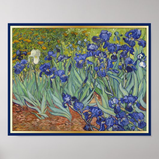 Van Gogh Iopen Fine Art Floral Poster (Voorkant)