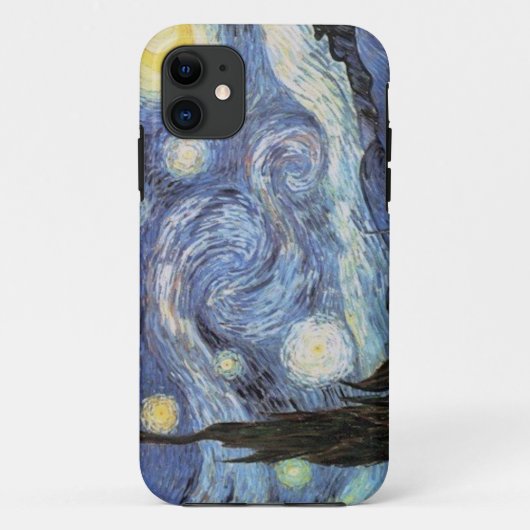 Van gogh iPhone Case Sterrennacht Impressionist (Achterkant)