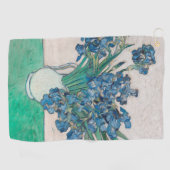 Van Gogh Iris Vaas Schilderij Impressionisme Golfhanddoek (Horizontaal)