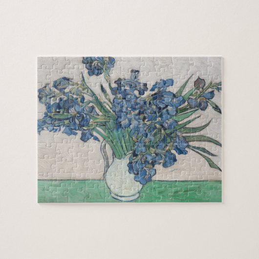 Van Gogh Iris Vaas Schilderij Impressionisme Legpuzzel (Horizontaal)