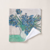 Van Gogh Iris Vase Peinture Impressionnisme (Gant de toilette)