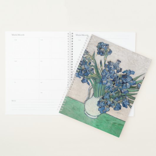Van Gogh Iris Vase Peinture Impressionnisme (Devant avec enveloppe)