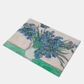 Van Gogh Iris Vase Schilderend Impressionisme Deurmat (Schuin)