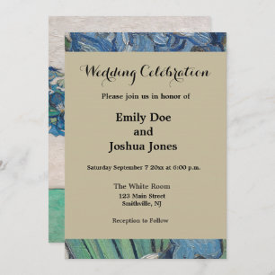 Van Gogh Iris Vase Schilderend Impressionisme Kaart