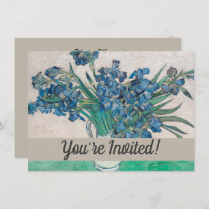 Van Gogh Iris Vase Schilderend Impressionisme Kaart