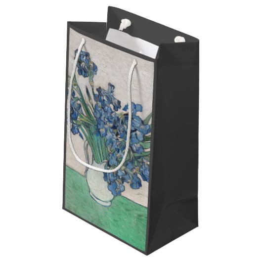 Van Gogh Iris Vase Schilderend Impressionisme Klein Cadeauzakje (Achterkant Gekanteld)