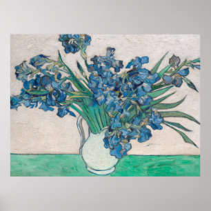 Van Gogh Iris Vase Schilderend Impressionisme Poster