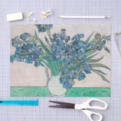 Van Gogh Iris Vase Schilderend Impressionisme Tissuepapier (Craft)