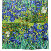 Van Gogh irise des fleurs peignant le rideau en (Devant)