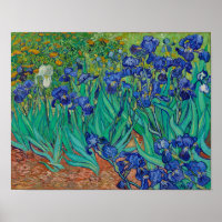 Van Gogh Irise Floral Painting